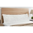 thumbnail image 1 of Sweet Jojo Designs Boho Faux Fur White Body Pillow Cover Case 54x20 (Pillow Not Included), 1 of 5
