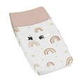 thumbnail image 1 of Sweet Jojo Designs Boho Rainbow Pink Yellow and White Changing Pad Cover, 1 of 6