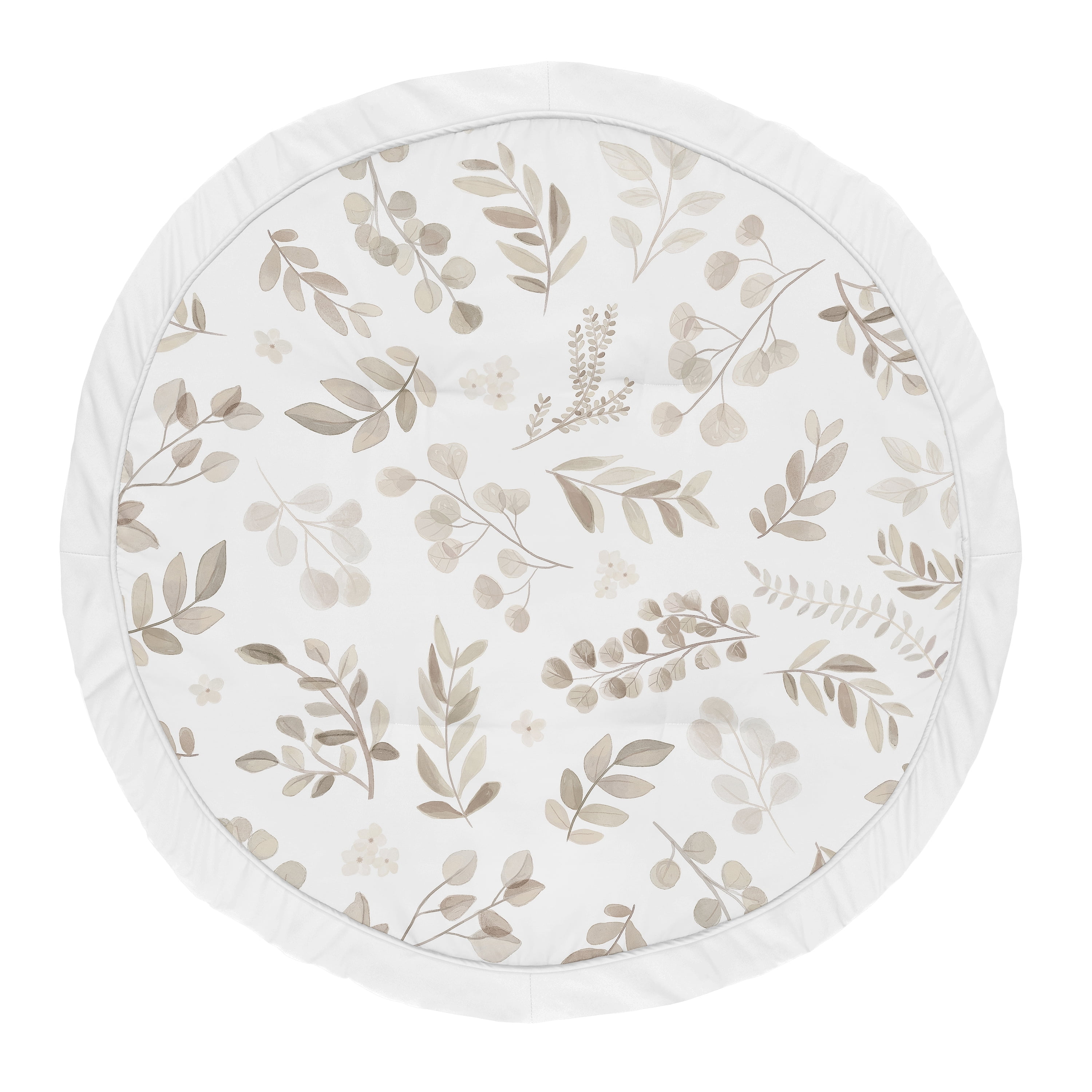 Sweet Jojo Designs Botanical Beige and Taupe Baby Play Mat