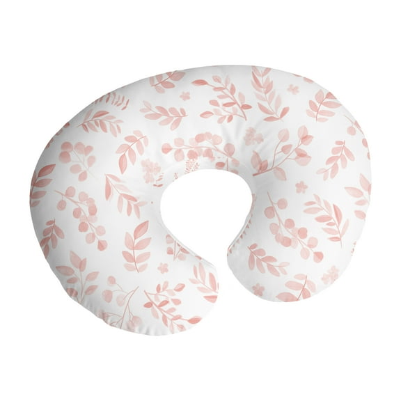 Sweet Jojo Designs Botanical Blush Pink Girl Nursing Pillow Cover Case (Pillow Not Included)