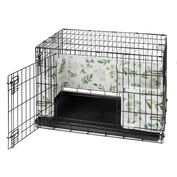 Sweet Jojo Designs Botanical Boy, Girl, Unisex/Gender Neutral Medium Dog Crate Bumper 36in.