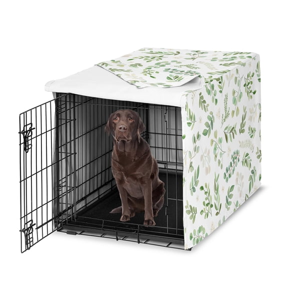 Sweet Jojo Designs Botanical Dog Crate Kennel Cover 42in.