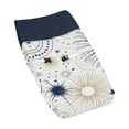thumbnail image 1 of Sweet Jojo Designs Celestial Blue Gold and Grey Changing Pad Cover, 1 of 6