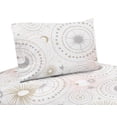 thumbnail image 1 of Sweet Jojo Designs Celestial Pink Gold and Grey 3 Piece Twin Size Sheet Set, 1 of 2