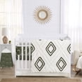 thumbnail image 1 of Sweet Jojo Designs Diamond Tuft Hunter Green Boy, Girl, Unisex/Gender Neutral Crib Bedding + BreathableBaby Breathable Mesh Liner, 1 of 6