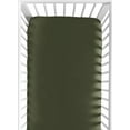 thumbnail image 1 of Sweet Jojo Designs Football Green Fitted Crib Sheet, 1 of 6