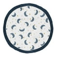 thumbnail image 1 of Sweet Jojo Designs Moon Bear Blue and Gold Baby Play Mat, 1 of 4
