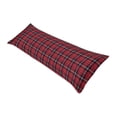 thumbnail image 1 of Sweet Jojo Designs Rustic Patch Red and Blue Body Pillow Cover Case 54x20 (Pillow Not Included), 1 of 4