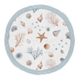 thumbnail image 1 of Sweet Jojo Designs Seashells Boy, Girl, Unisex/Gender Neutral Baby Tummy Time Play Mat, 1 of 5