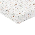 thumbnail image 1 of Sweet Jojo Designs Watercolor Floral Garden Sage Green Girl 100% Cotton Muslin Fitted Crib Sheet, 1 of 6