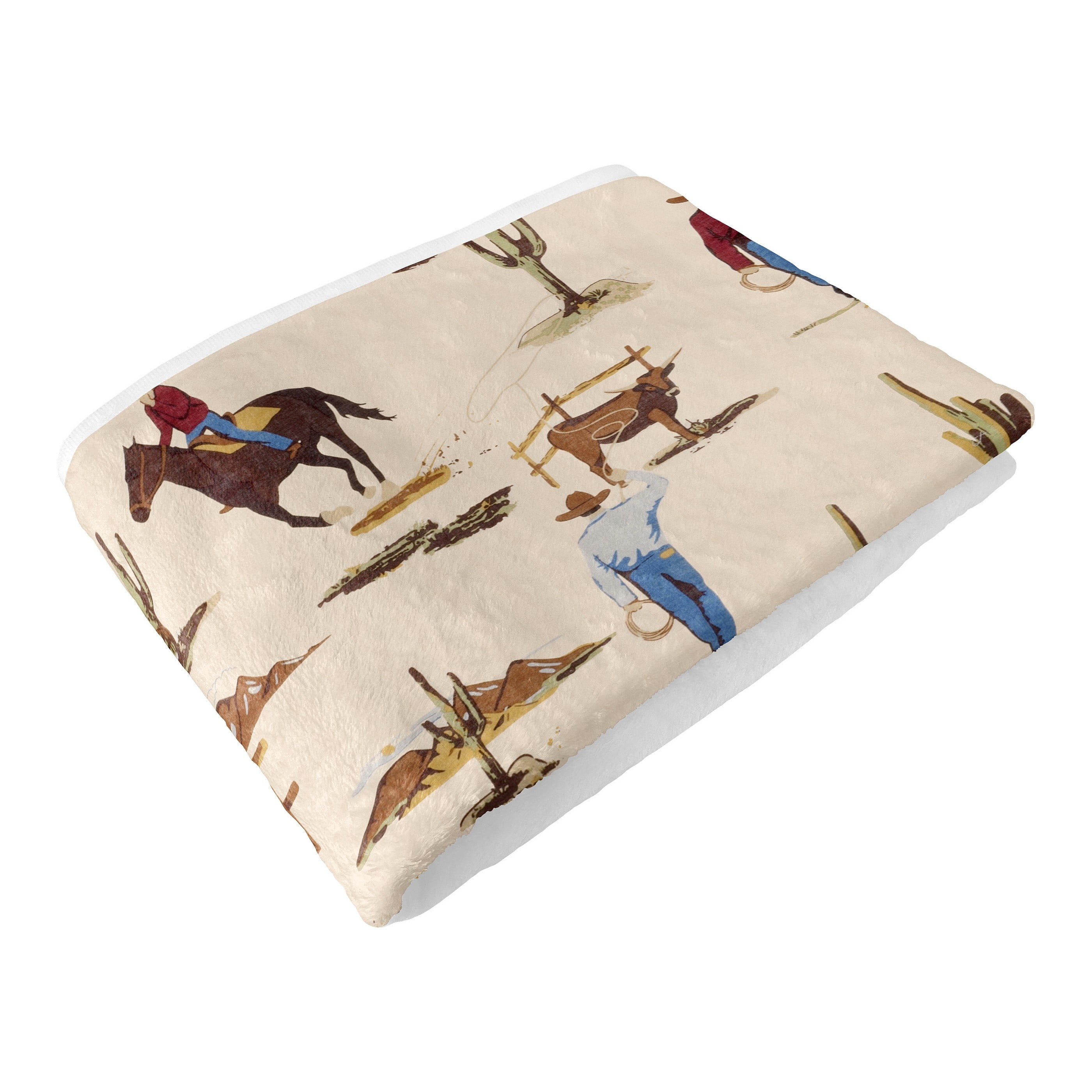 Sweet Jojo Designs Wild West Cowboy Boy Toddler Blanket Baby Swaddle