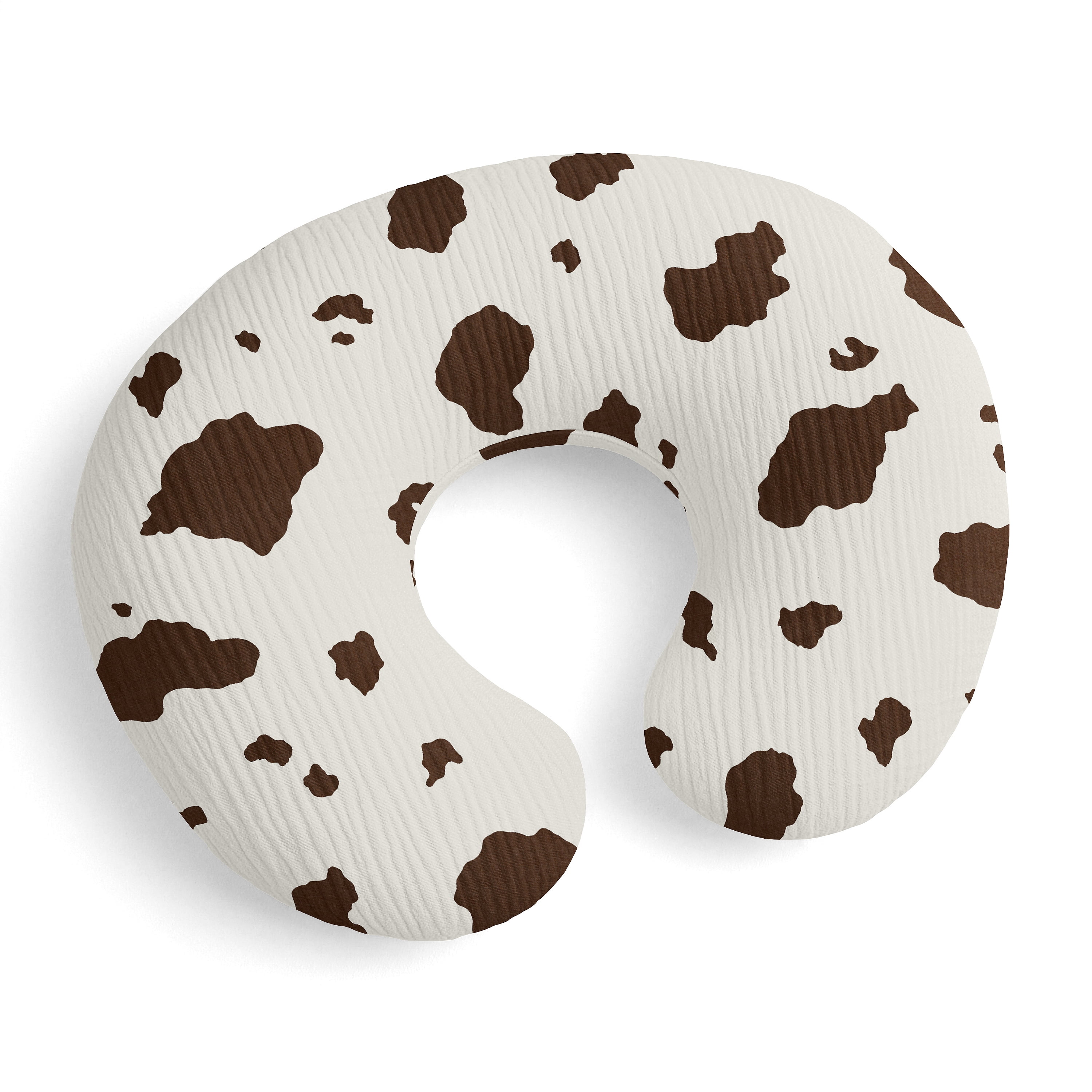 Sweet Jojo Designs Wild West Cowboy Cow Print Boy, Girl, Unisex/Gender Neutral Muslin 100% Cotton Nursing Pillow Cover
