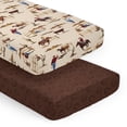 thumbnail image 1 of Sweet Jojo Designs Wild West Cowboy Multicolor Fitted Crib Sheets 2 Piece Set, 1 of 6