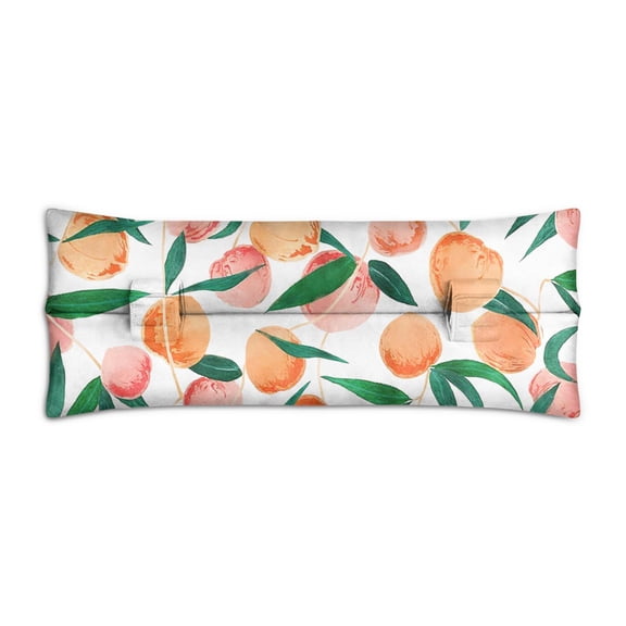 Sweet Juicy Peach Print Seatbelt Cushion - Post-Surgery Mastectomy & Chest Protector Pillow for Women - Soft Pressure Relief Pad with Tropical Kawaii Design - Ideal Recovery Gift (Funny Cartoon)