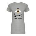 thumbnail image 1 of Sweet, Just Like Honey T-Shirt Women -Image by Shutterstock, Female Small, 1 of 2
