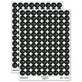thumbnail image 1 of Sweet Kawaii Chibi Shark 200+ Round Stickers - Black - Gloss Finish - 0.50" Size, 1 of 3