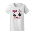 thumbnail image 1 of Sweet Kitty Face  T-Shirt Women -Image by Shutterstock, Female Medium, 1 of 2