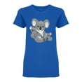 thumbnail image 1 of Sweet Koala Family T-Shirt Women -Image by Shutterstock, Female 3X-Large, 1 of 2