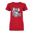 thumbnail image 1 of Sweet Koala Family T-Shirt Women -Image by Shutterstock, Female Large, 1 of 2
