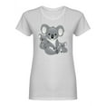 thumbnail image 1 of Sweet Koala Family T-Shirt Women -Image by Shutterstock, Female Small, 1 of 2