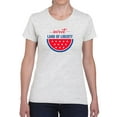 thumbnail image 1 of Sweet Land Of Liberty Melon T-Shirt Women -Image by Shutterstock, Female x-Large, 1 of 4