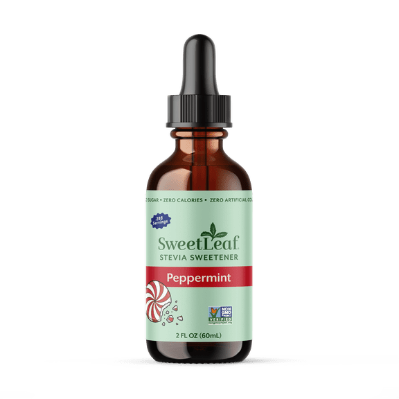 SweetLeaf Liquid Stevia Sweetener Peppermint, 2 fl oz