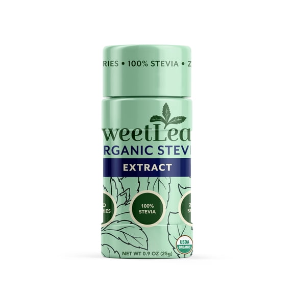 Sweet Leaf Stevia Extract, Sugar Substitute, 25 Grm