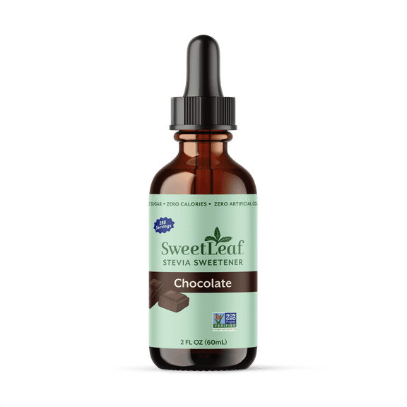 SweetLeaf Liquid Stevia Sweetener Chocolate, 2 fl oz