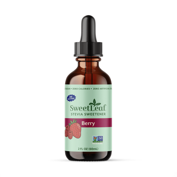 SweetLeaf Liquid Stevia Sweetener Berry, 2 fl oz