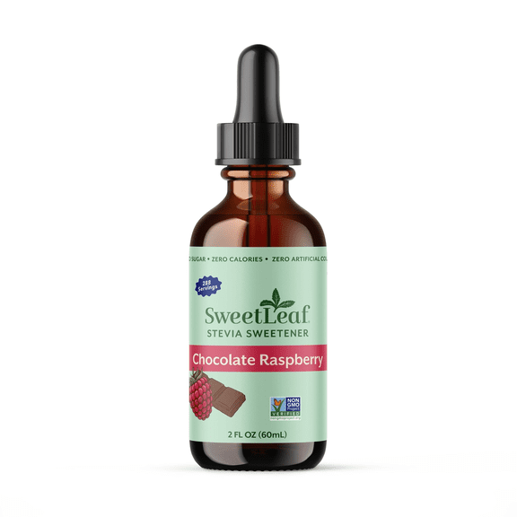SweetLeaf Liquid Stevia Sweetener Chocolate Raspberry, 2 fl oz