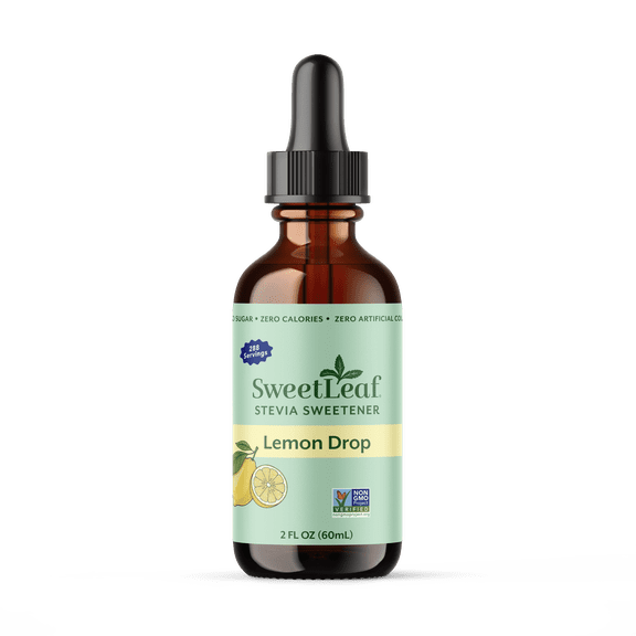 SweetLeaf Liquid Stevia Sweetener Lemon Drop, 2 fl oz