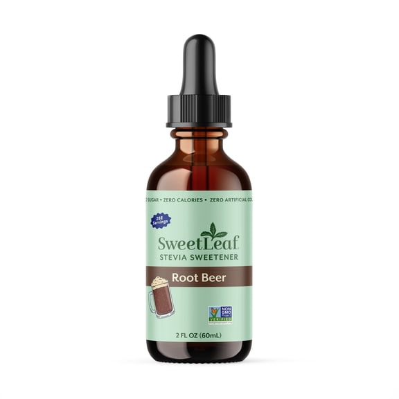 SweetLeaf Liquid Stevia Sweetener Root Beer, 2 fl oz
