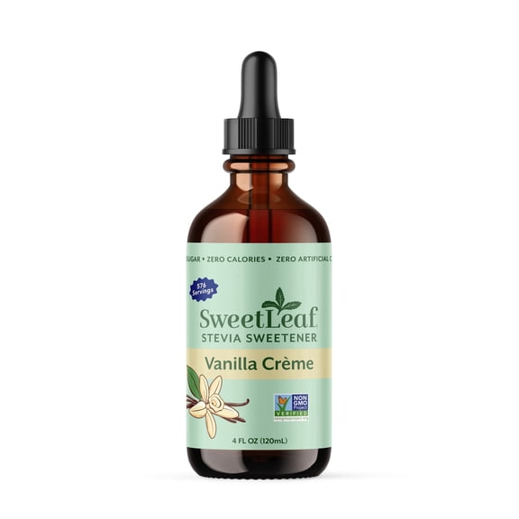 SweetLeaf Liquid Stevia Sweetener Vanilla Crme, 4 fl oz