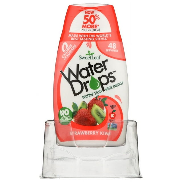 Sweet Leaf Water Drops , Strawberry Kiwi, 1.62 Fl Oz, Pack Of 1