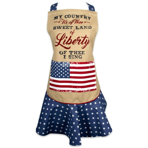 Sweet Liberty Ruffle Apron