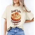 thumbnail image 1 of Sweet Like Cinnamon Roll Shirt, Cozy Fall Graphic Tee TSHIRT All Size S-5XL, 1 of 5