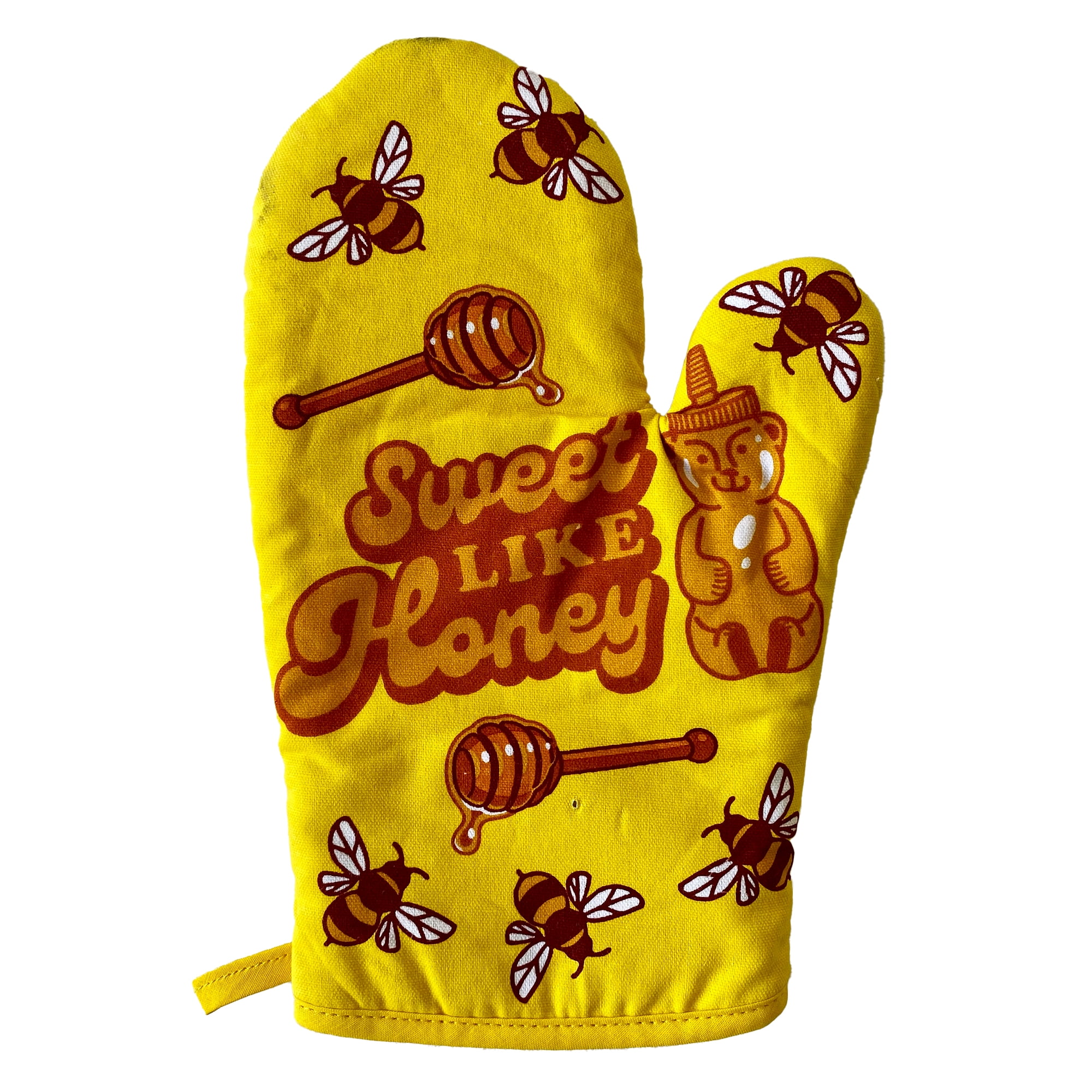 Sweet Like Honey Oven Mitt Funny Honey Bee Honey Bear Novelty Kitchen