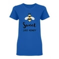 thumbnail image 1 of Sweet Like Honey Shaped T-Shirt Women -Image by Shutterstock, Female XX-Large, 1 of 2