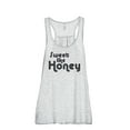 thumbnail image 1 of Sweet Like Honey Women's Fashion Sleeveless Flowy Racerback Tank Top Sport Grey Medium, 1 of 5