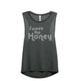 thumbnail image 1 of Sweet Like Honey Women's Fashion Sleeveless Muscle Tank Top Tee Charcoal Grey Small, 1 of 4