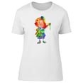 thumbnail image 1 of Sweet Little Artist Girl Cartoon T-Shirt Women -Image by Shutterstock, Female XX-Large, 1 of 2