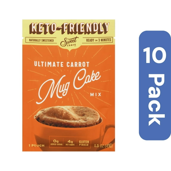 Sweet Logic Cake Mix Carrot Mug 1.5 oz (Pack of 10)