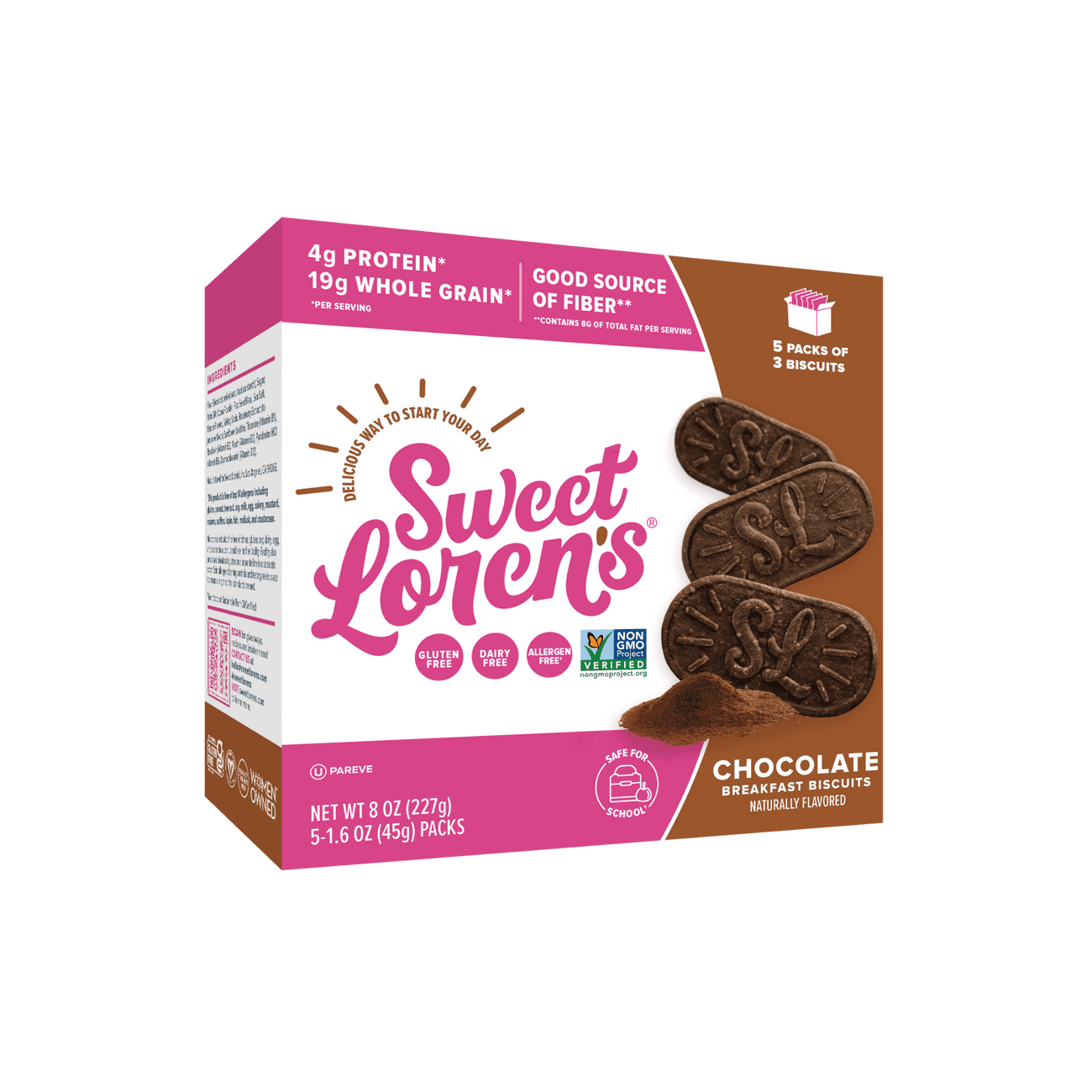 Sweet Loren's Breakfast Biscuit Non GMO Gluten Free Dairy Free