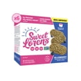 thumbnail image 1 of Sweet Loren's Vegan Breakfast Biscuits | Blueberry | 4g Protein, 19g Whole Grains | Plant Based, Gluten Free, Dairy Free, Nut Free Snacks | 6 Pack (90 Total Biscuits, 1.6 ounce each), 1 of 4