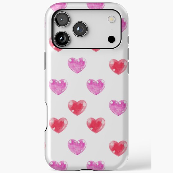 Sweet Love Core Heart Candy iPhone Case 11 to 17 Pro Max