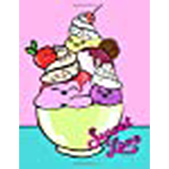 Sweet Love: Cute Ice Cream Kawaii Notebook for Girls or Tweens Blank ...