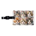 thumbnail image 1 of Sweet Maine Coon Cats Faux Leather Travel Luggage Tag, 1 of 7