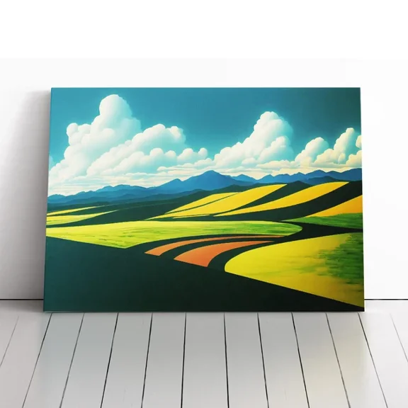 Sweet Meadow Landscape Wall Art Print Decor Living Room Art Home Decor Vintage Gift Living Room Dercor Wall Art Birthday Gift