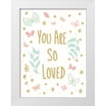 thumbnail image 1 of Sweet Melody Designs 25x32 White Modern Wood Framed Museum Art Print Titled - You Are So Loved, 1 of 4