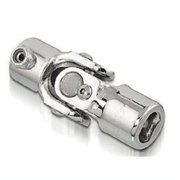 Sweet Mfg Chrome Steering U-Joint, 3/4 Inch DD to 1 Inch DD, Universal